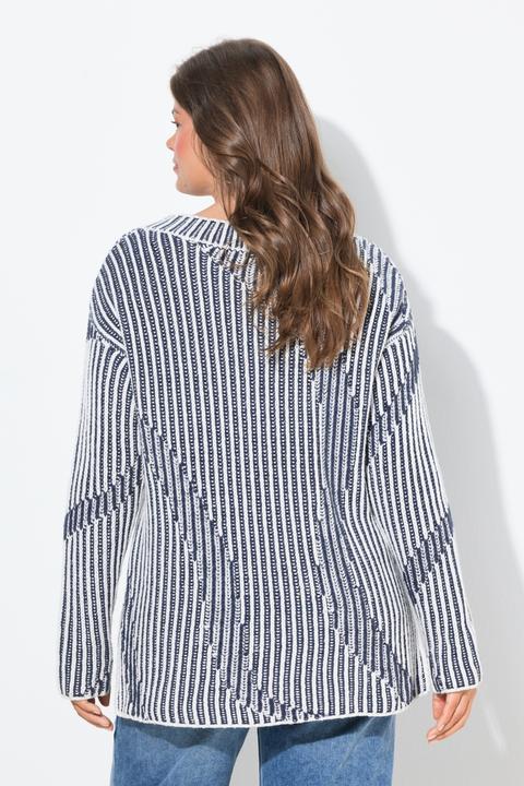 Produktbild Laurasøn Strickpullover, V-Ausschnitt, Langarm (48)