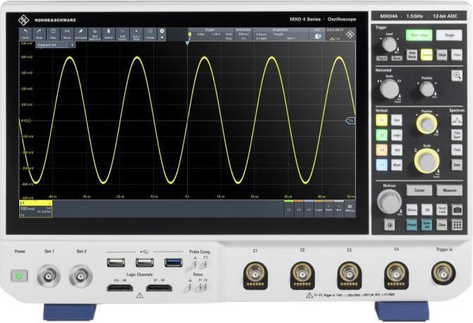 Produktbild Rohde & Schwarz MXO44-245 Mixed-Signal Tisch Oszilloskop 4-Kanal Analog Analog, Digital 500MHz