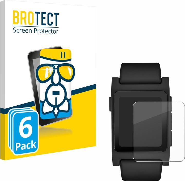 Produktbild BROTECT Schutzglas für Pebble 2 Duo 2025 Schutzfolie Displayschutz Display Schutz Glas Folie klar