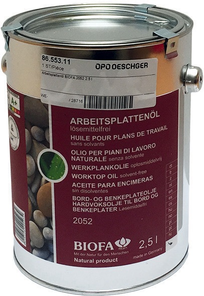 Produktbild Biofa Arbeitsplattenöl 2052 (Farblos, 2.50 l)
