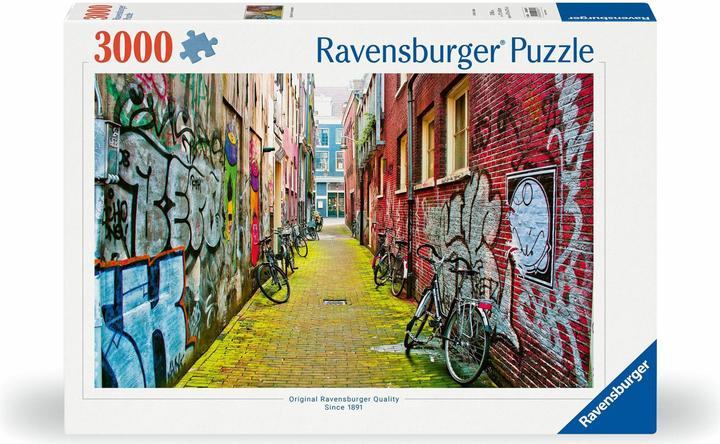 Actual product image Ravensburger Street art in Amsterdam (3000 pieces)