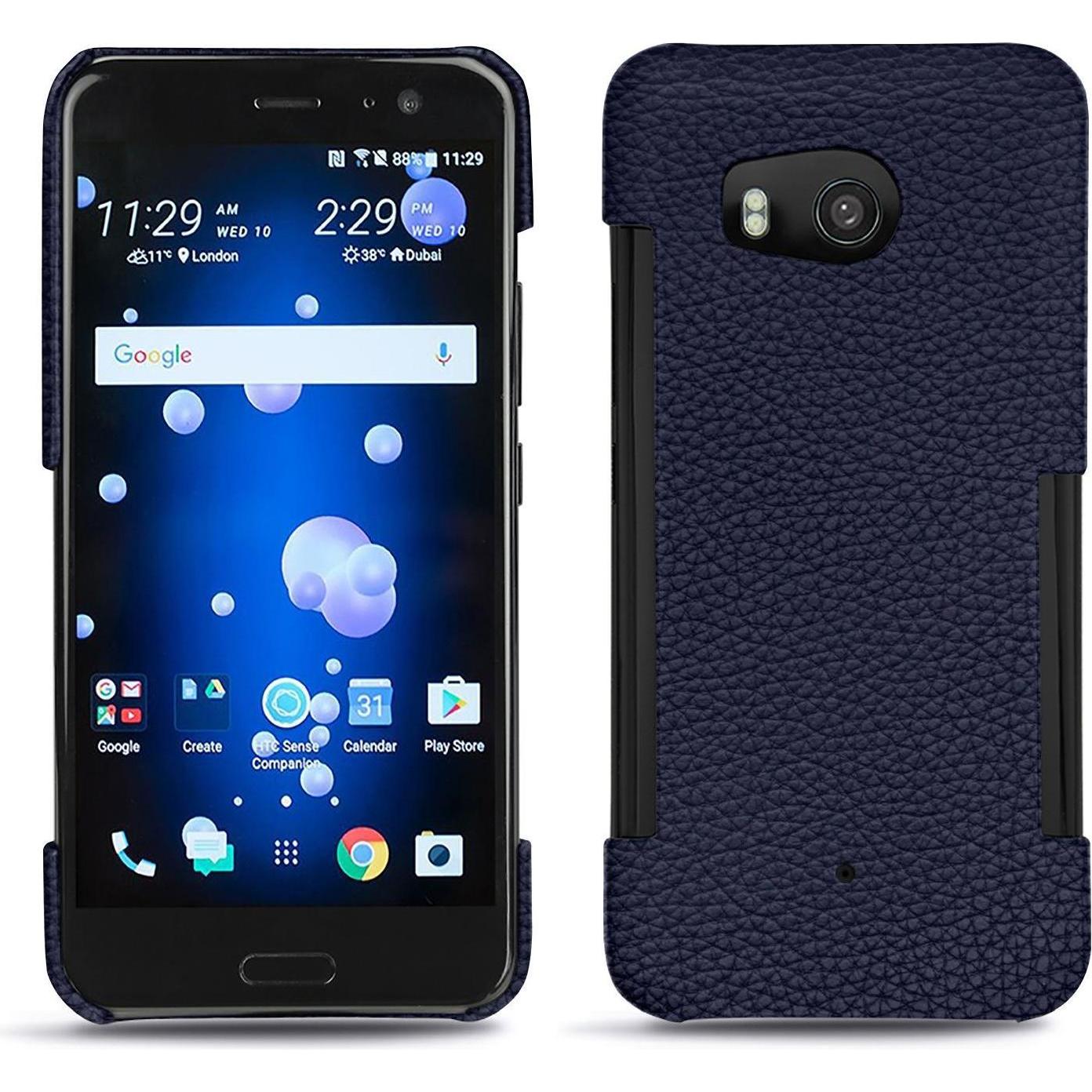 Noreve Lederschutzhülle (HTC U11), Smartphone Hülle, Violett