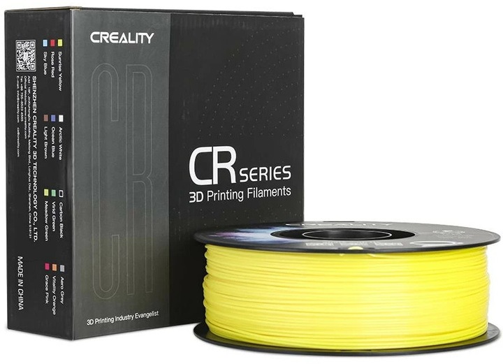 Actual product image Creality ABS yellow (ABS, 1.75 mm, 1000 g, Yellow)