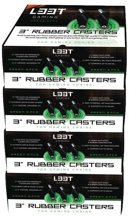 Produktbild L33T Rollen für Gaming-Stühle