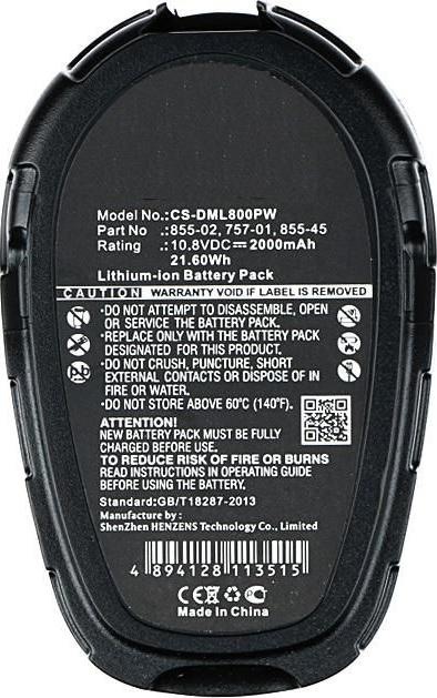 Produktbild CoreParts Battery for DREMEL PowerTool (10.8 V)
