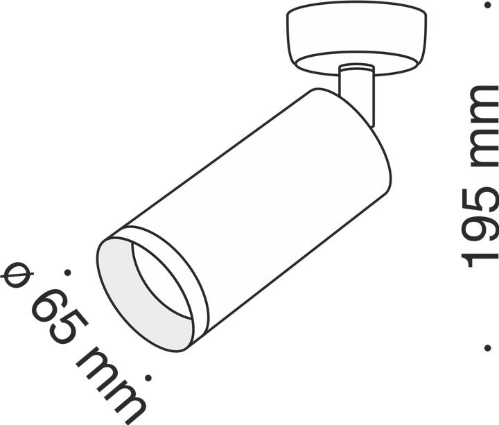 Image du produit Maytoni Focus Plafonnier GU10 or mat, orientable Aluminium (GU10)