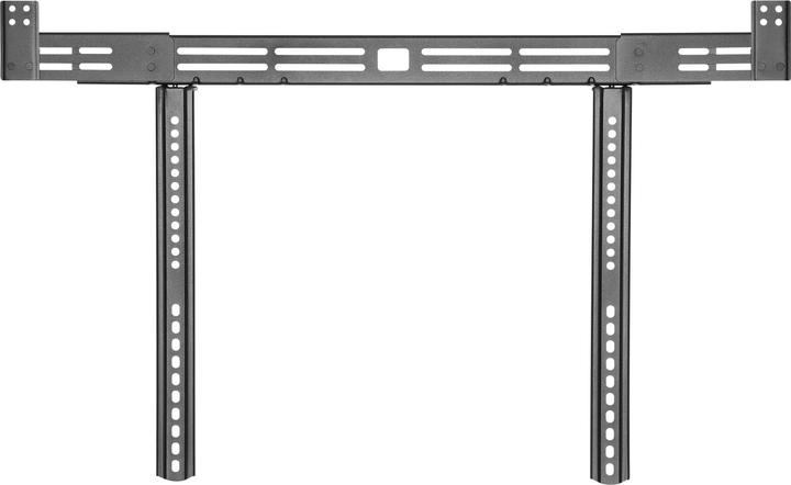 Produktbild Gembird Uniwersalne stalowe uchwyty/wsporniki ścienne czarne montowane na ścianie do 10kg (1 Stk., Wandmontage)