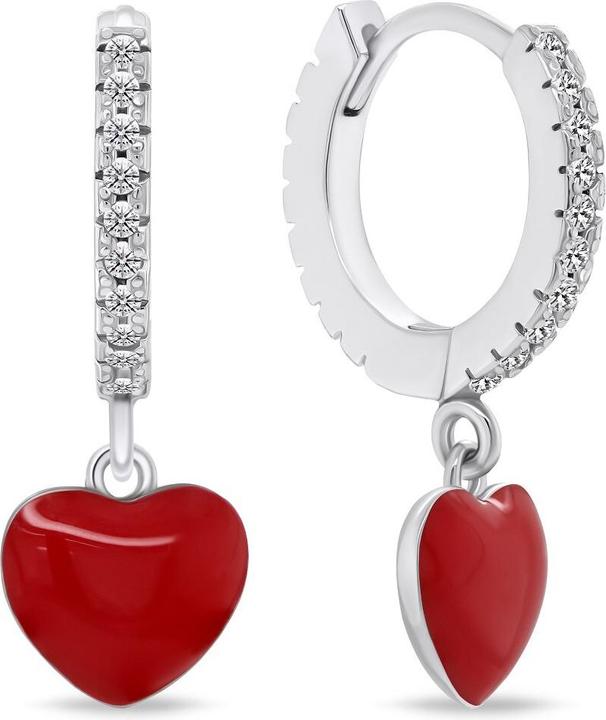 Immagine prodotto Brilio Argento - Orecchini romantici in argento Cuore EA761WR