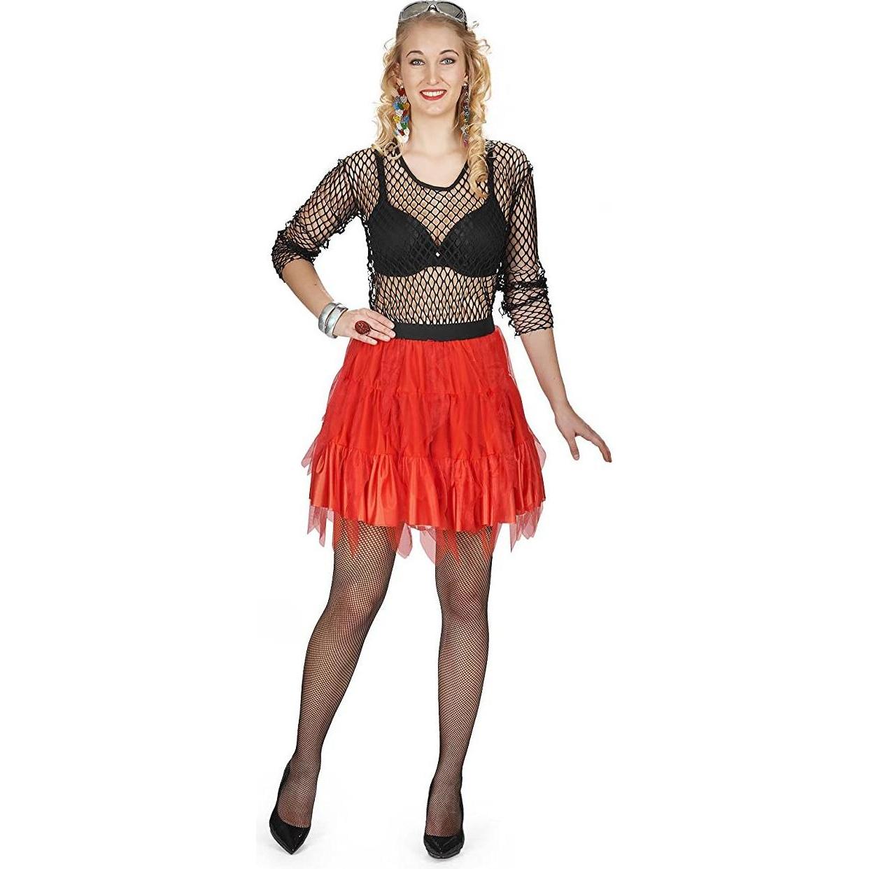 Metamorph 80er Neon Petticoat rot (One Size)