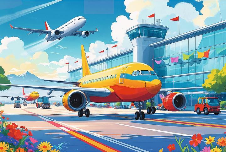 Immagine prodotto Trefl Puzzle 100 – Flughafen (100 pezzi)
