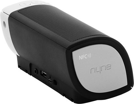 Actual product image Nyne CRUISERSLV Cruiser Portable Bluetooth Speaker, Black/Grey (12 h, Rechargeable battery operated)