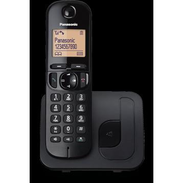 Panasonic KX-TGC210FXB Cordless phone, Black, Telefon, Schwarz