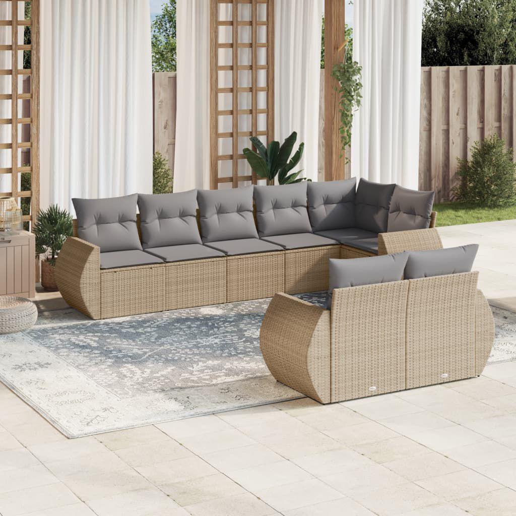 Thumbnail - VidaXL, Gartenlounge, 10-tlg. Garten-Lounge-Set mit Kissen