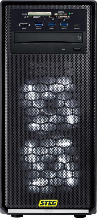 Image du produit STEG PC Pro Gaming 30 VII (CH, i7KF, 32GB, 2TB SSD, 4TB HDD, RTX 4070, W11H) (2000 Go, 32 Go, Intel Core i7-13700KF, GeForce RTX 4070)