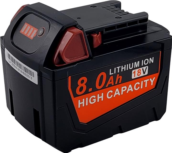 Acconic Werkzeug Akku für Milwaukee M18 HB 8 18V 8.0 Ah (18 V)