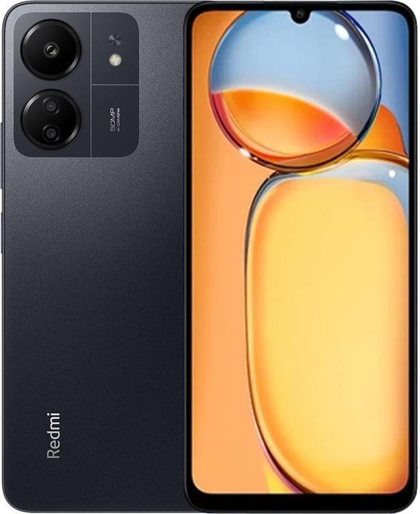Xiaomi Redmi 13C (256 GB, Midnight Black, 6.74", Dual SIM, 4G)