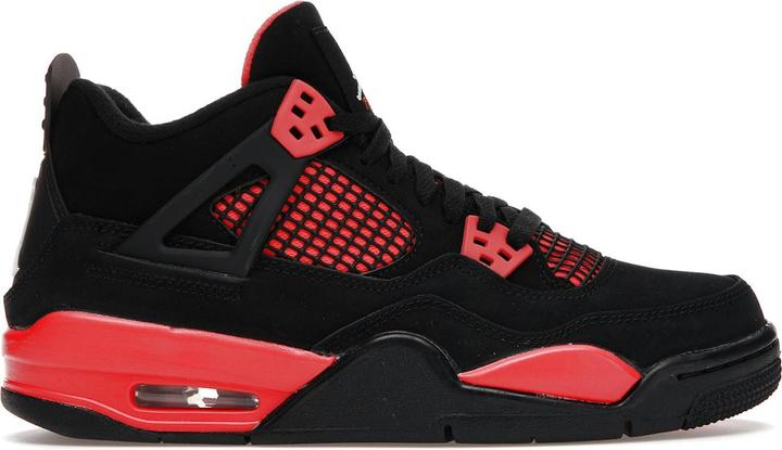 Actual product image Jordan 4 Retro Red Thunder (GS) (36)