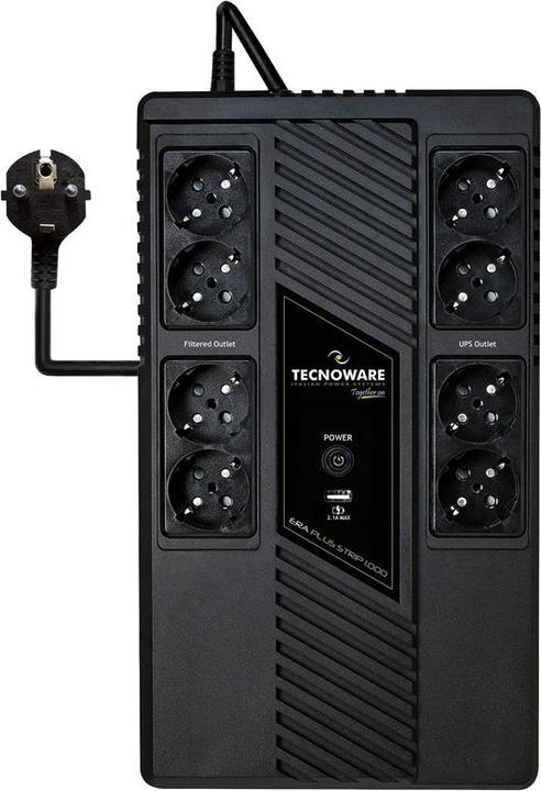 Actual product image Tecnoware Ups 1000va Line Inte.Era Plus Strip (1000 VA, 700 W, Line-interactive UPS)