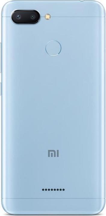 Actual product image Xiaomi Redmi 6 (64 GB, Blue, 5.45", Hybrid Dual SIM, 4G)