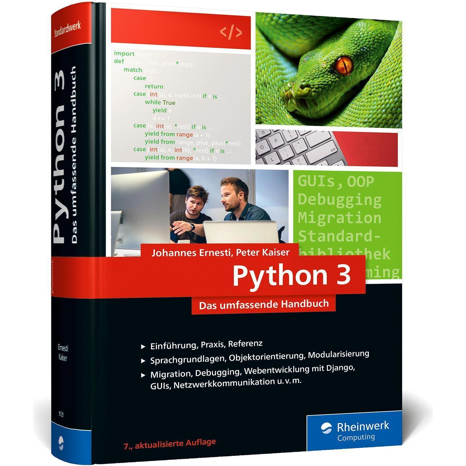 Python 3, Fachbücher von Peter Kaiser, Johannes Kaiser Ernesti