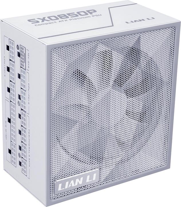 Productafbeelding Lian-Li SX Series 80 PLUS Platinum Netzteil, vollmodular, PCIe 5.1, ATX 3.1 - 850 Watt, weiss (850 W)