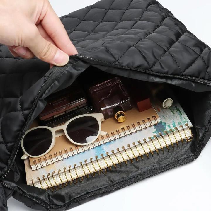 Image du produit Only-Bags.Store Grande capacité Sac matelassé Hiver Chaud Plumeau léger Coton Rembourré Plaid