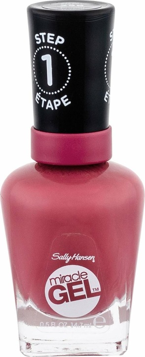 Actual product image Sally Hansen Miracle Gel STEP1 (256 Proper P-rose, Gel-Effect Nail Polish)