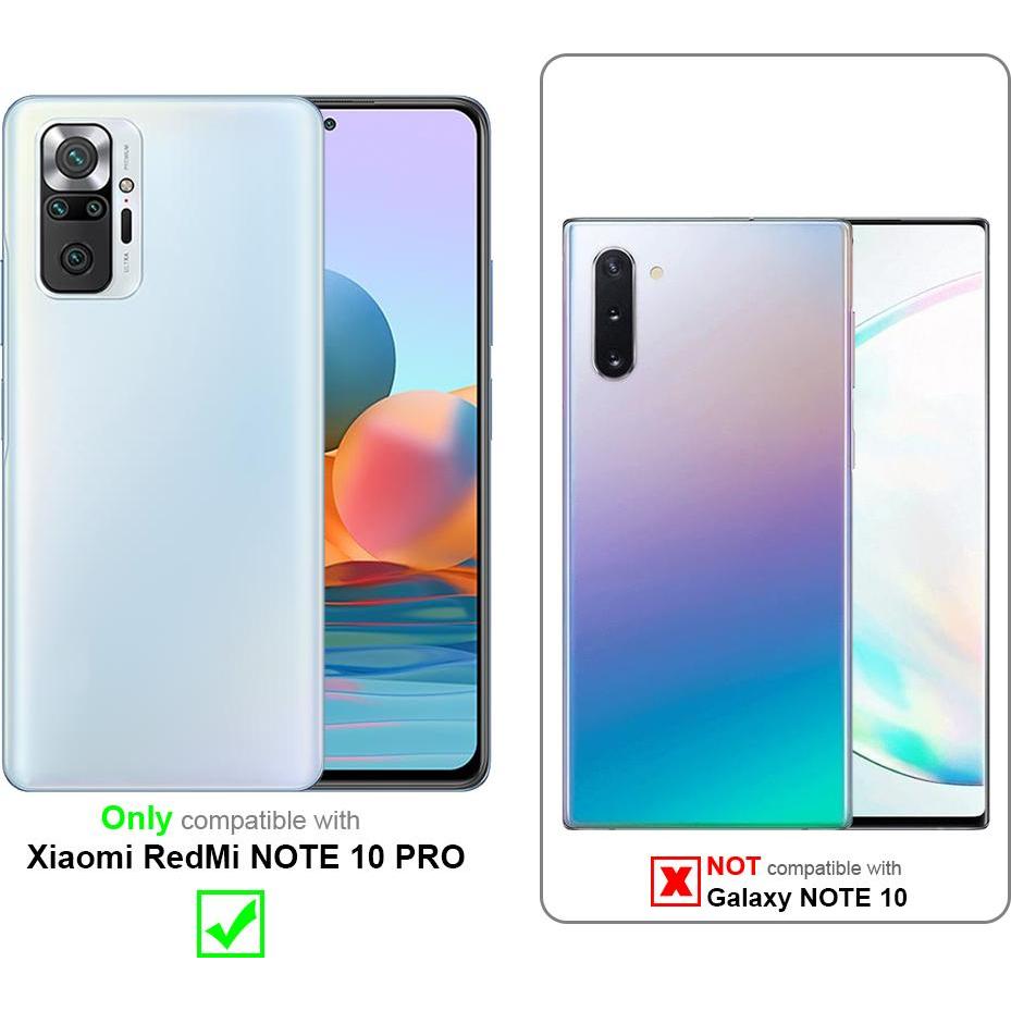 Thumbnail - Cadorabo TPU Liquid Silicone Case Hülle für Xiaomi RedMi NOTE 10 PRO (Xiaomi Redmi Note 10 Pro), Smartphone Hülle, Rot