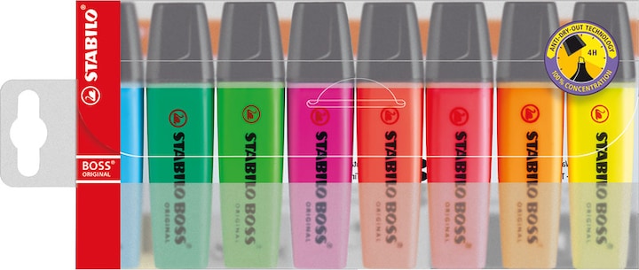 Produktbild STABILO Boss Original (Assortiert, 5 mm, 8 x)