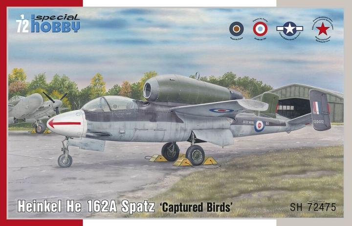 Produktbild Special Hobby Heinkel He 162A Spatz 'Captured Birds'