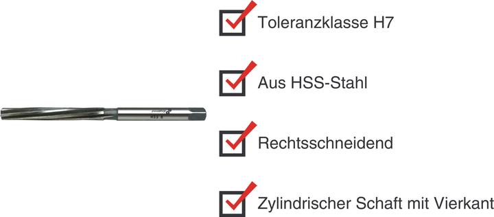Image du produit Paulimot HSS-Handreibahle 6 mm Passung H7 (6 mm)