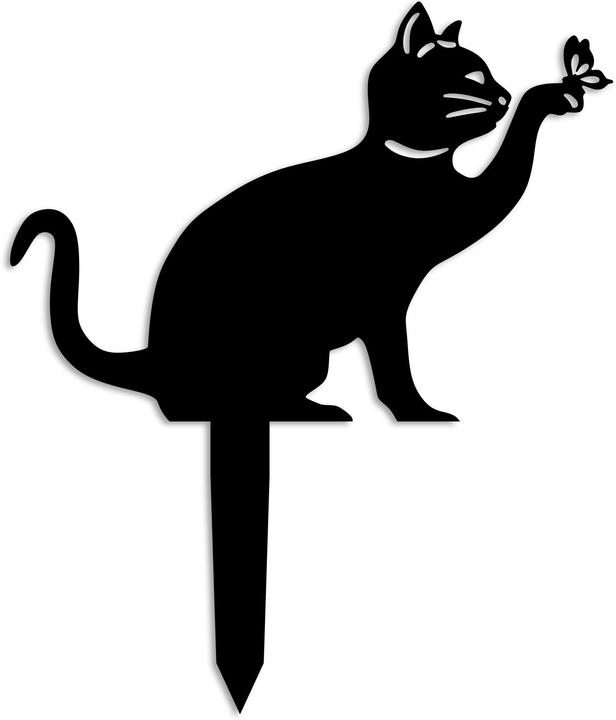 Wallxpert Garden plug cat with jewellery