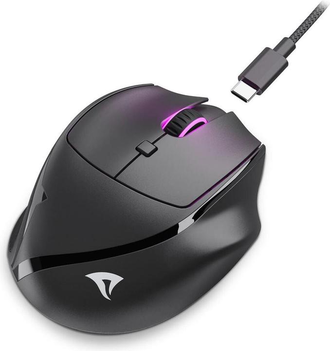 Actual product image Sharkoon OfficePal M25W Black (Cable, Wireless)