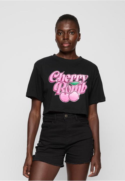 Produktbild Miss Tee Cherry Bomb Ladies Short Overized Tee - 159397 (XXL)