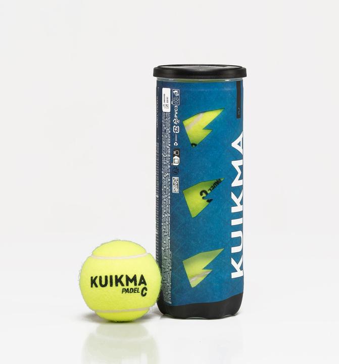 Produktbild Kuikma Padelbälle Druckbälle drei 3er Dosen - Club