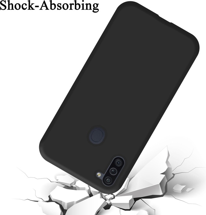 Actual product image Cadorabo TPU Liquid Silicone Case Cover (Samsung Galaxy M11, Samsung Galaxy A11)