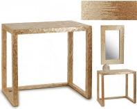 Image du produit Giftdecor table en nacre argentée 90x30x68