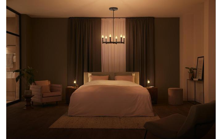 Produktbild Philips Hue Filament White Ambiance (E14, 4.60 W, 350 lm, 2 x, G)