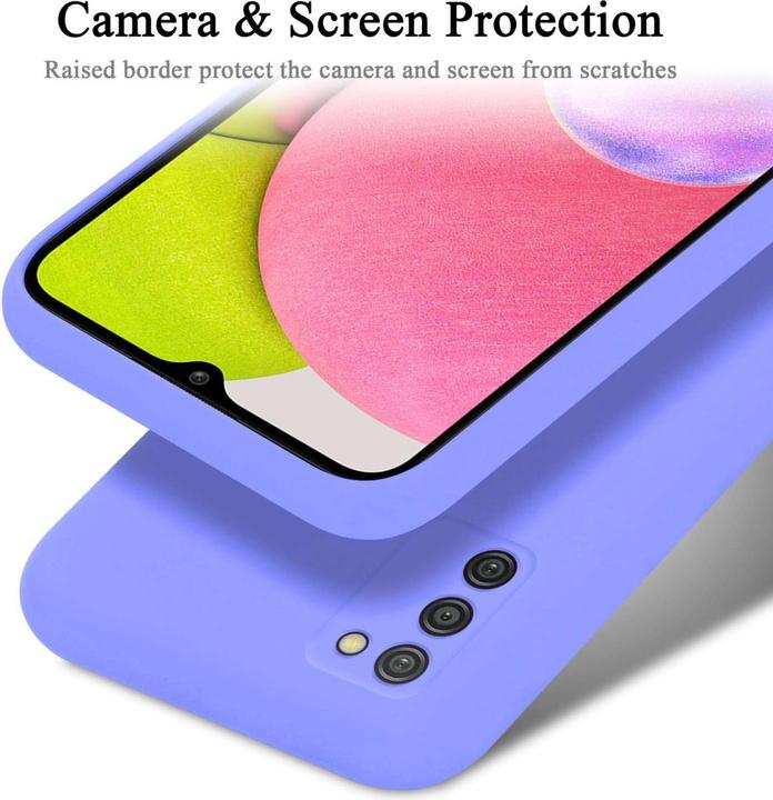 Image du produit Cadorabo Coque pour Samsung Galaxy A03s TPU Liquid Silicone Case (Samsung Galaxy A03s)