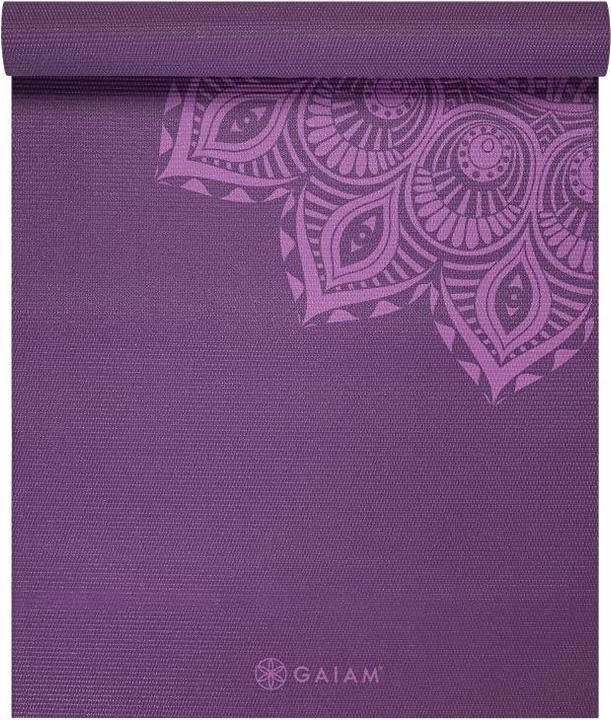 Immagine prodotto Gaiam Lila Mandala Yogamatte 6mm 62202 (6 mm)