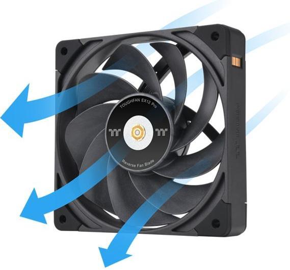Produktbild Thermaltake TT TOUGHFAN EX12 Pro 3-Pack Swappable 120x120x25 (120 mm, 3 x)