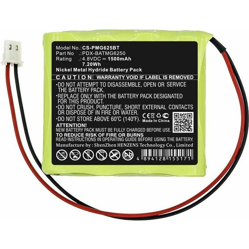 CoreParts Battery for Alarm System, Notebook Ersatzteile, Schwarz, Grün