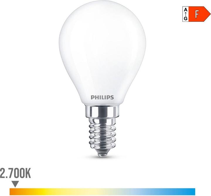 Energie-Label Philips Led Classic (E14, 470 lm, 1x)