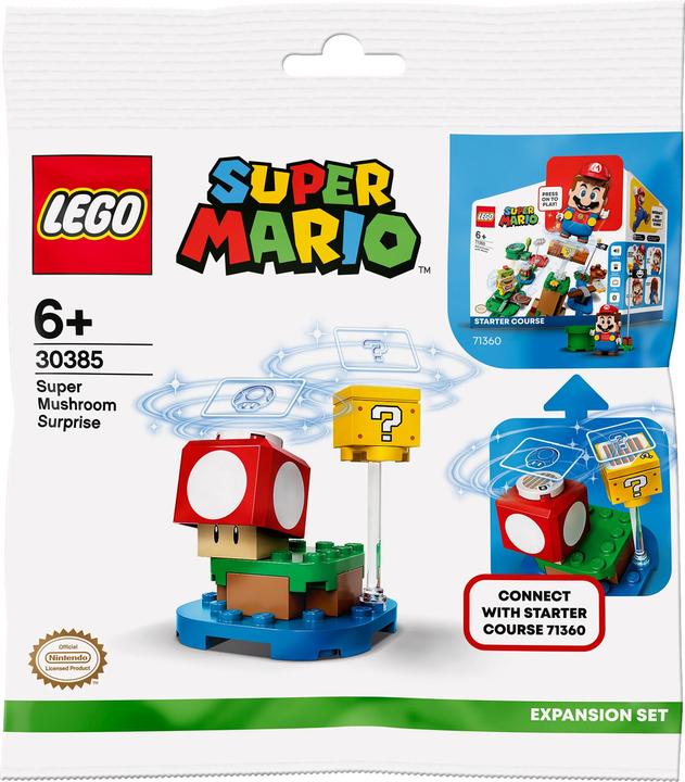 Actual product image LEGO Super Mario Super Mushroom Surprise Expansion Set (30385, LEGO Super Mario)