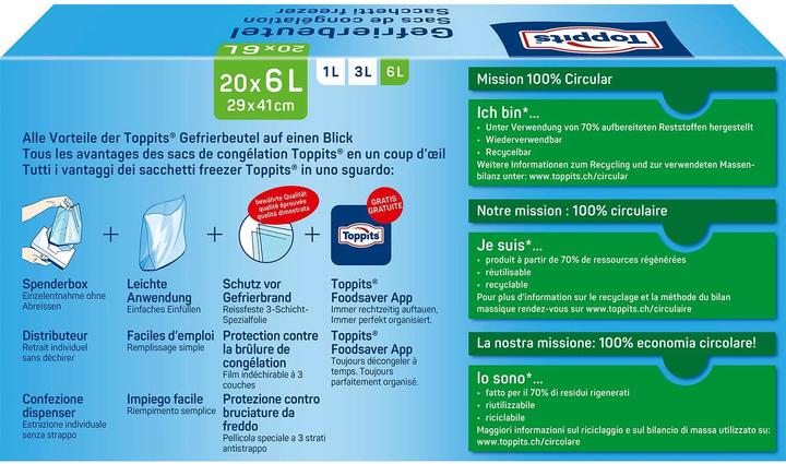 Produktbild Toppits Gefrierbeutel (20 x)