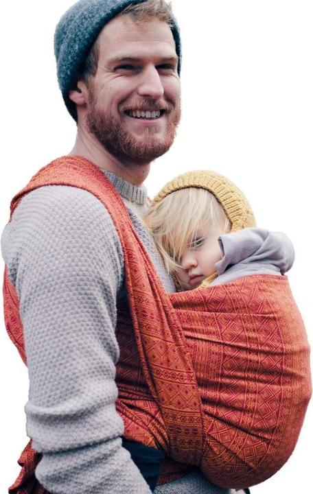 Productafbeelding Didymos Babysling Prima Robijn- Mandarijn (4.70 m)