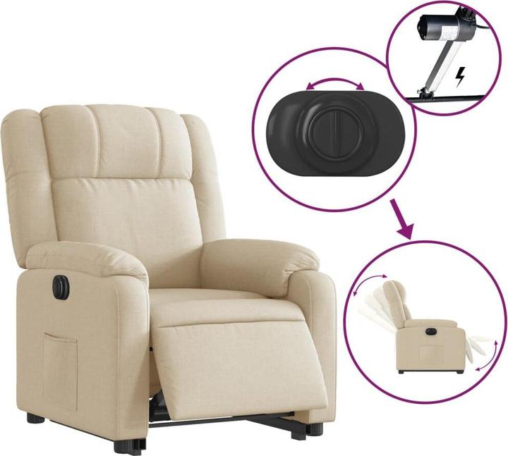 Image du produit vidaXL Relaxsessel mit Aufstehhilfe