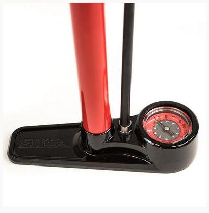 Actual product image Silca Pista Red floor pump