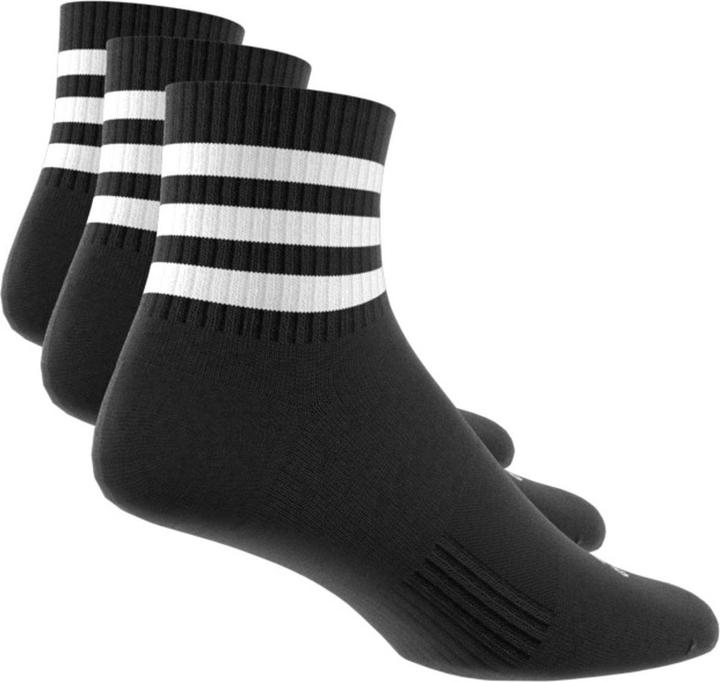 Actual product image adidas 3-Stripes Cushioned Sportswear Mid-Cut Socks (3 pairs) (34 - 36)