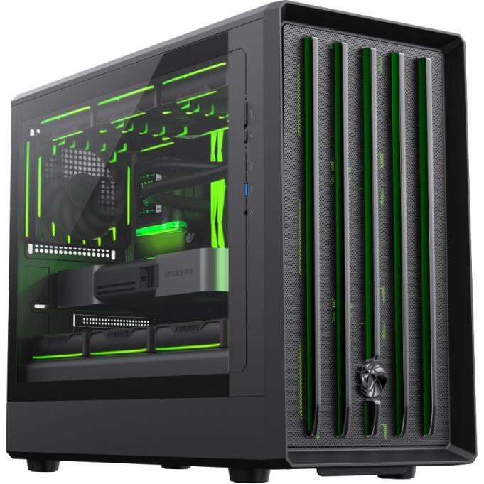 GameMax Case CLAW 360 BK M-ATX (ITX, Micro ATX (mATX)), Case PC, Nero